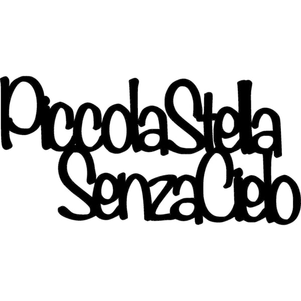 Frase canzone in legno da appendere Piccola Stella - Decorazioni Casa